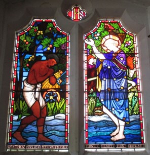 에티오피아 내시에게 세례를 주는 성 필립보_photo by Antiquary_in the Church of St Mary in Horsham_England.jpg